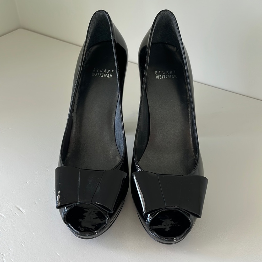 EUC Stuart Weitzman Black Heels 8.5